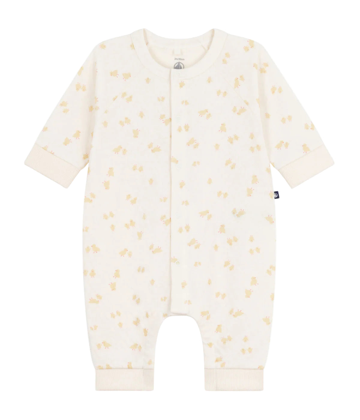 Petit Bateau infant baby chicks print romper