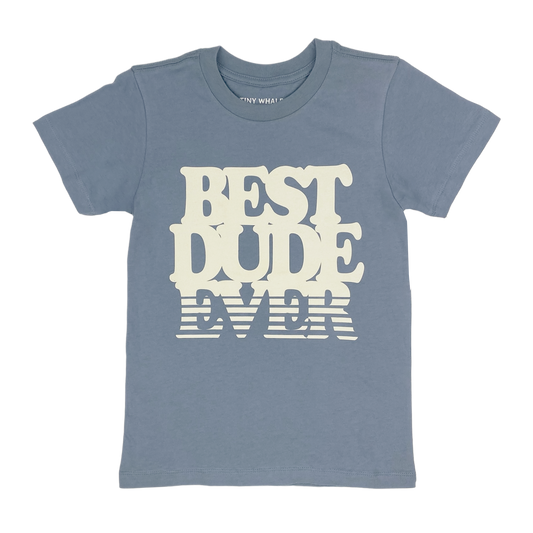 Tiny Whales infant & boys best dude tee