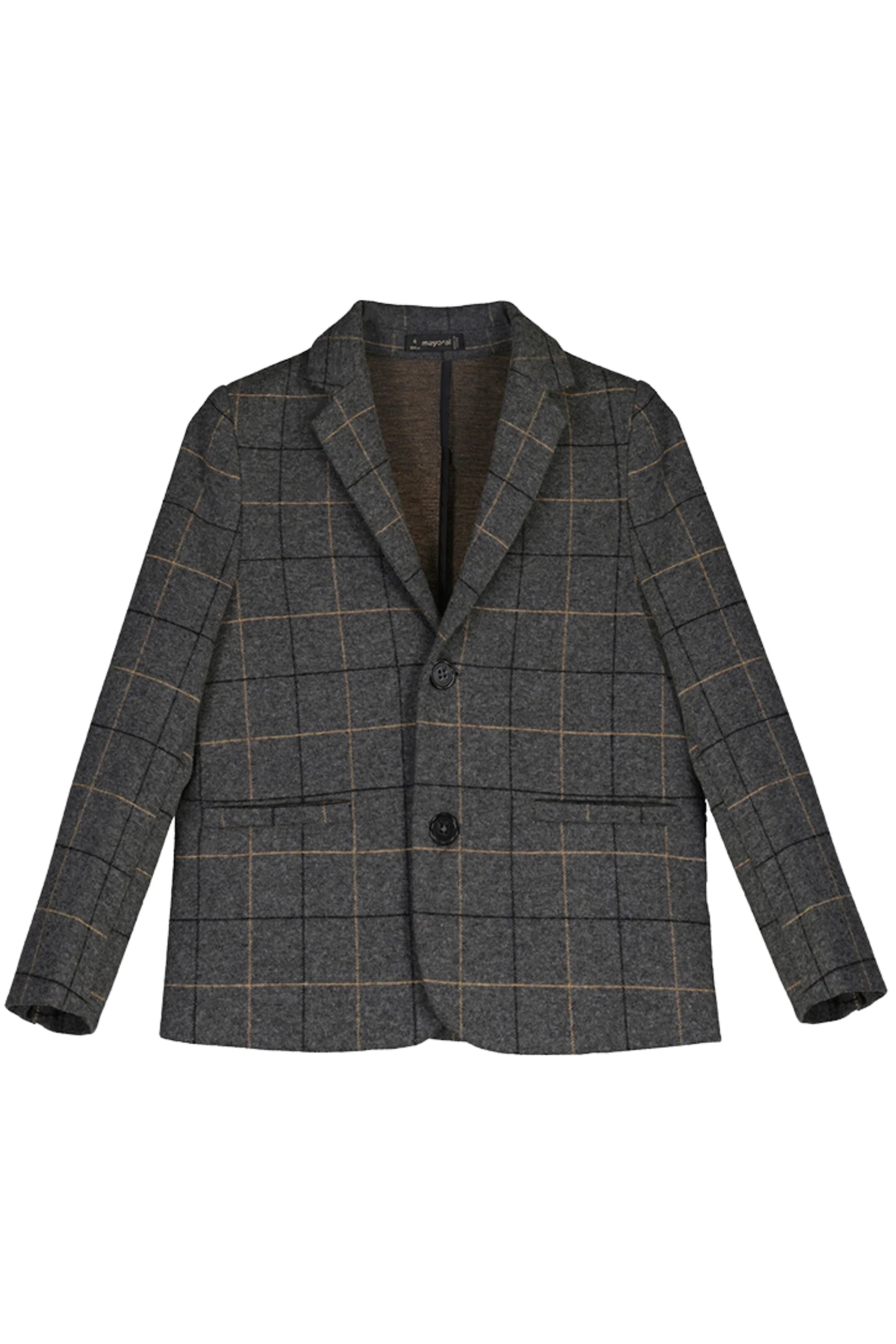 Mayoral boys plaid sport coat