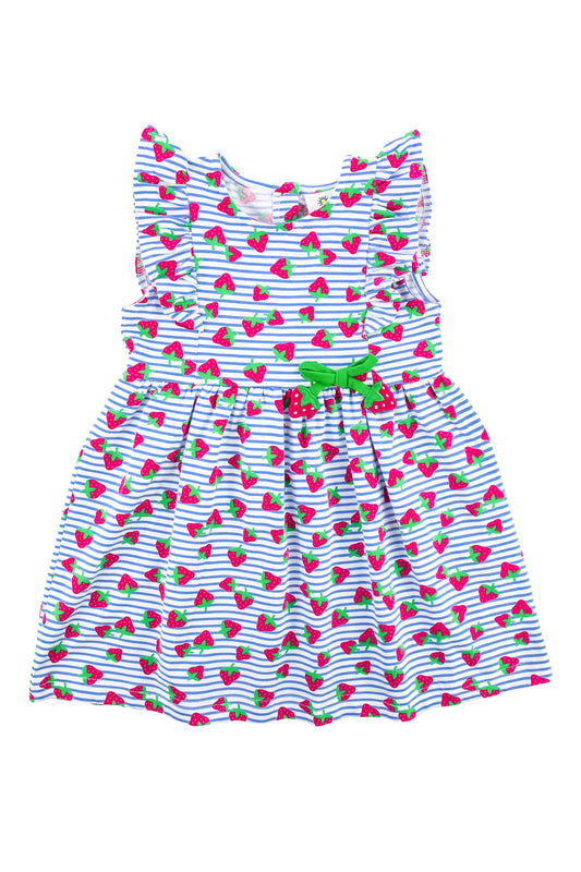 Florence Eiseman girls strawberry print dress
