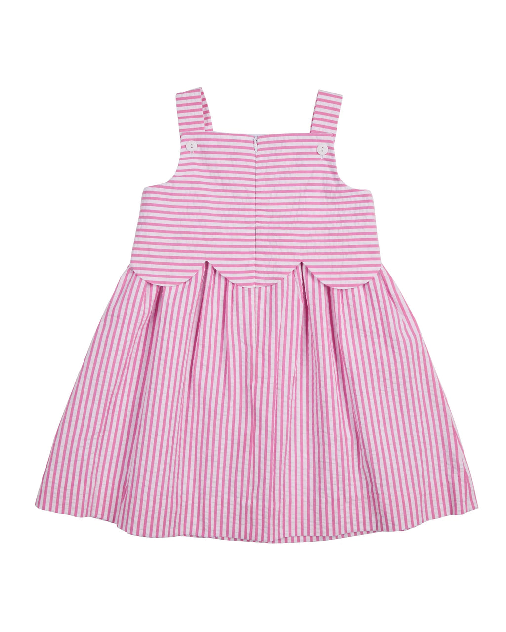 Florence Eiseman girls seersucker dress with fruit