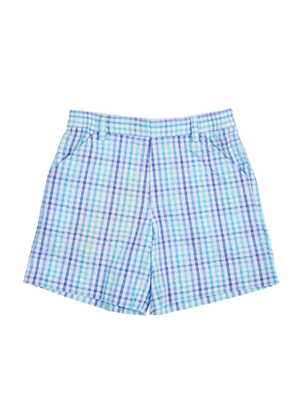 Florence Eiseman boys plaid seersucker shorts