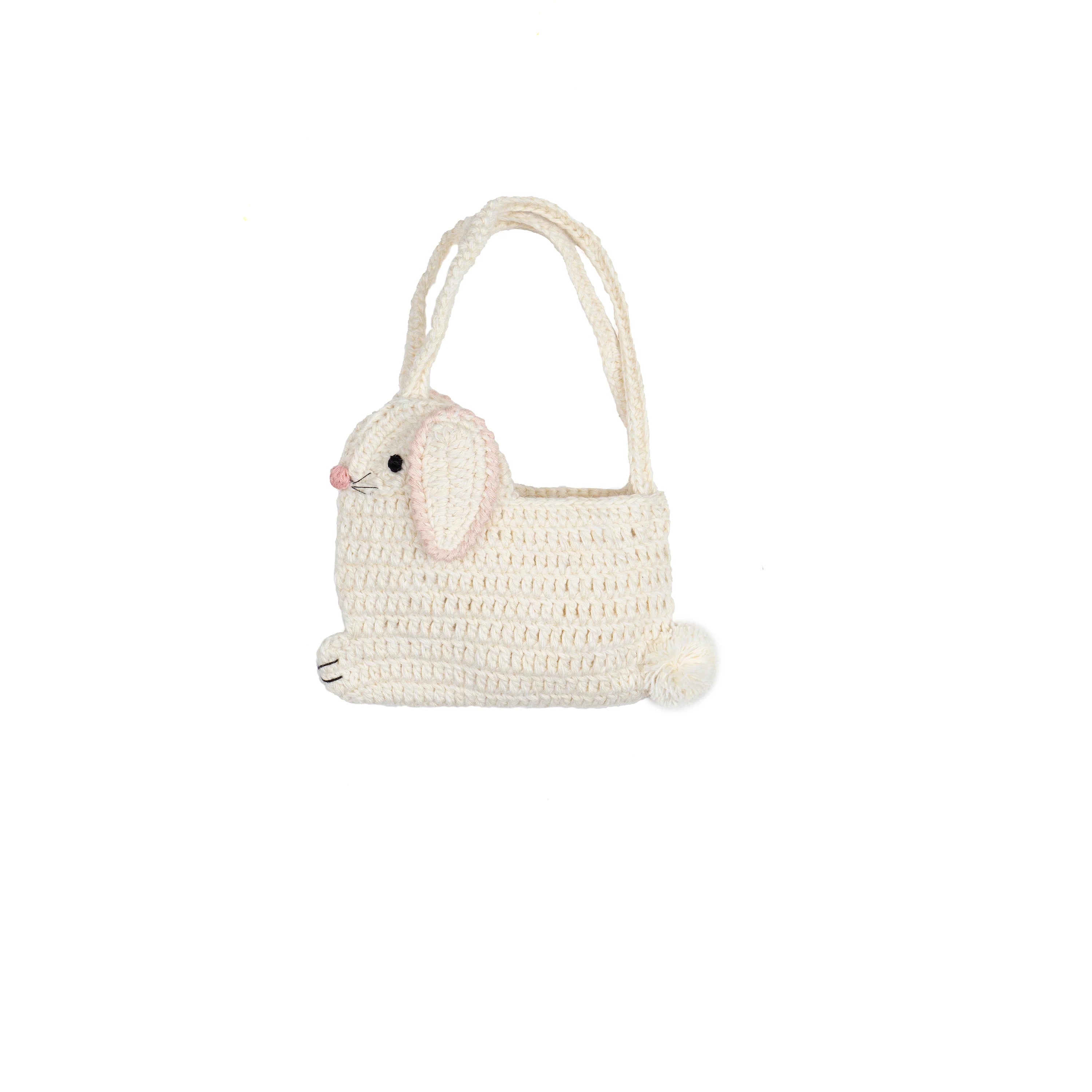Wild WaWa crochet bunny purse