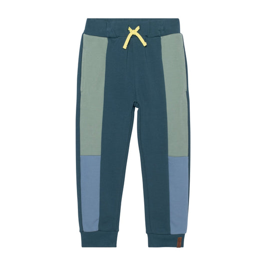 Deux Par Deux boys colorblock french terry sweatpants