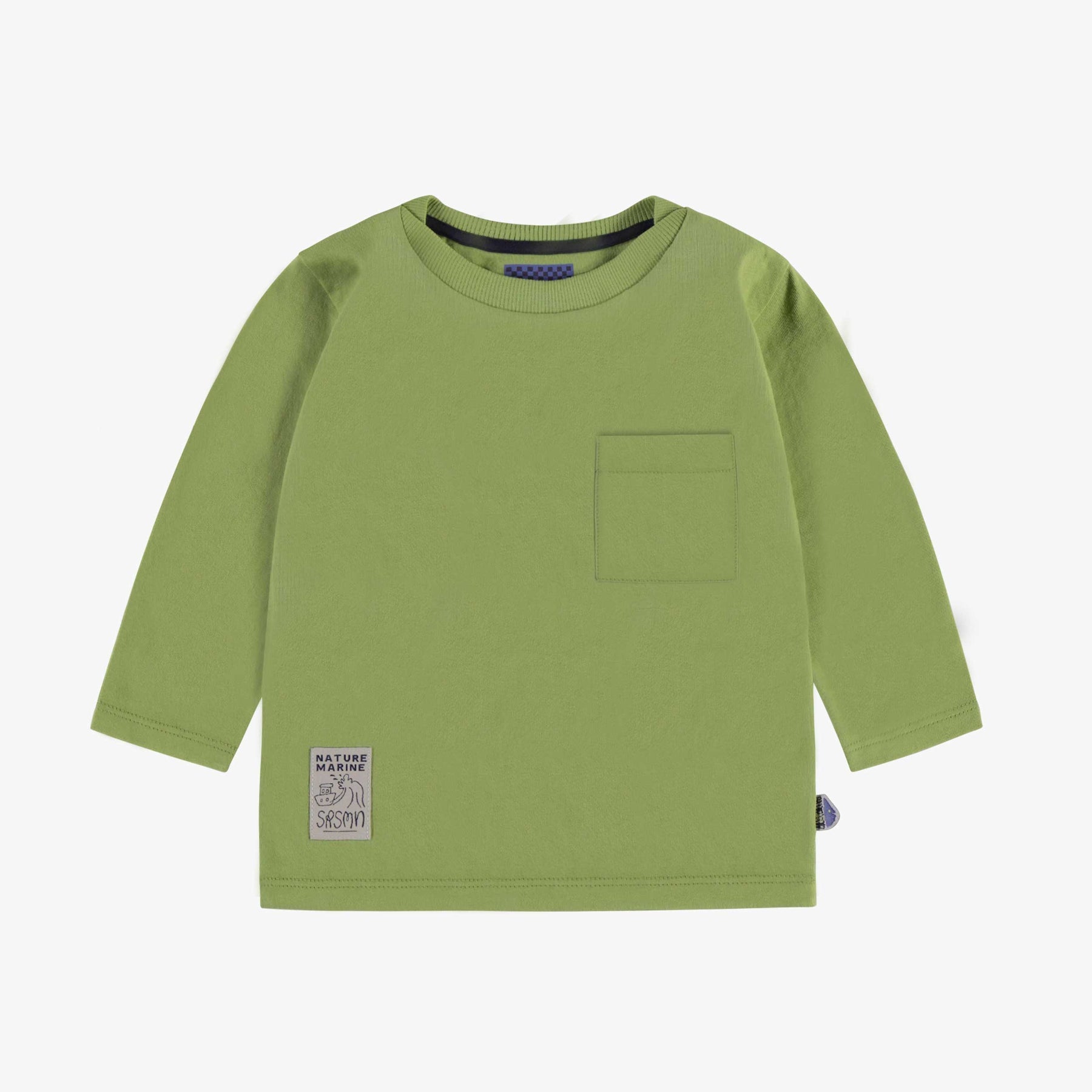 Souris Mini infant & boys long sleeve pocket tee