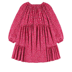 Souris Mini girls floral long sleeve dress