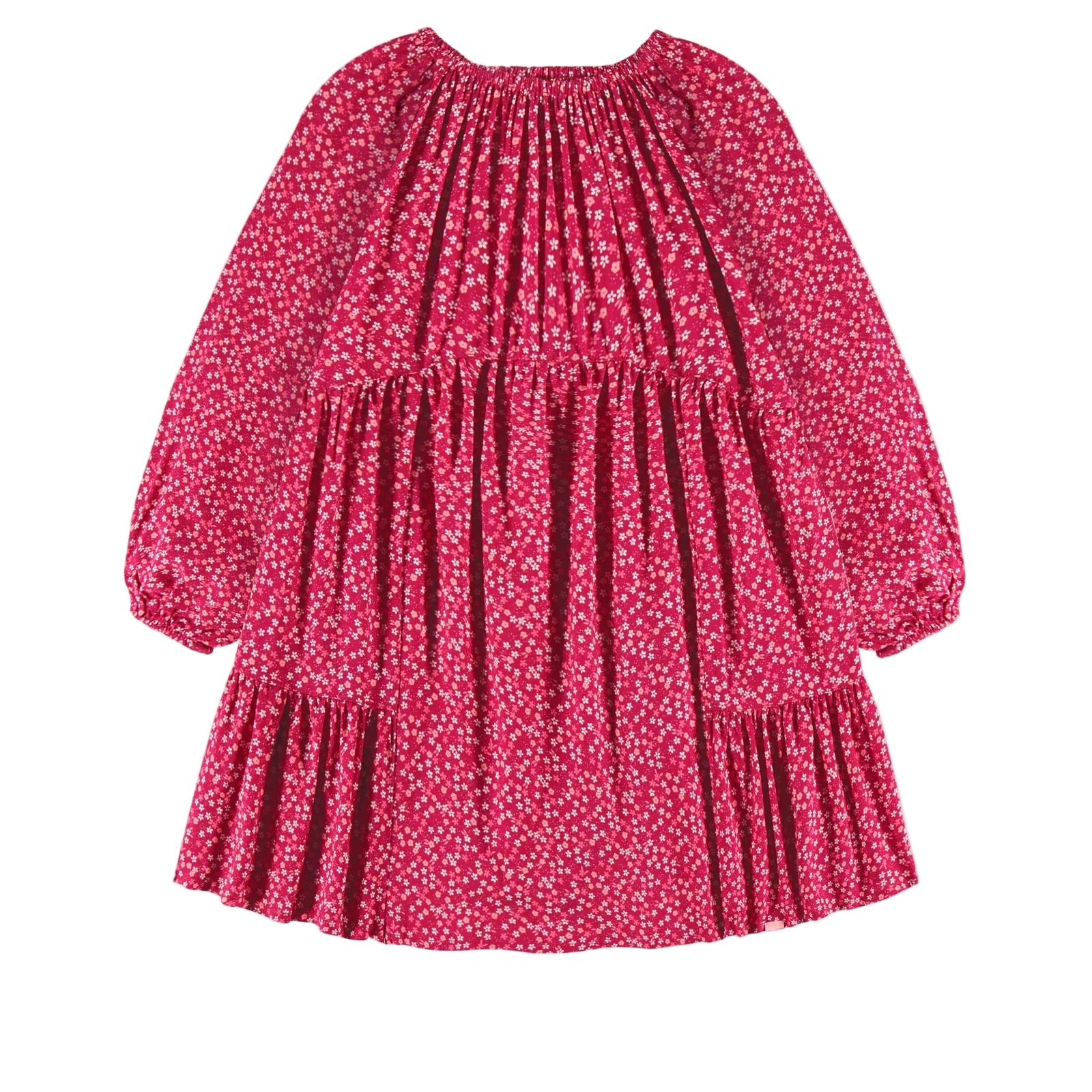 Souris Mini girls floral long sleeve dress