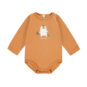 Souris Mini infant bear graphic onesie