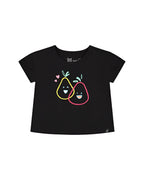 Deux Par Deux girls fun fruit graphic tee