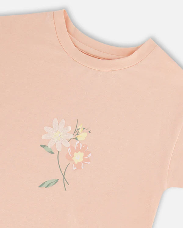 Deux Park Deux girls floral print frill top