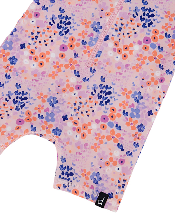 Deux Par Deux infant girl rashguard swimsuit