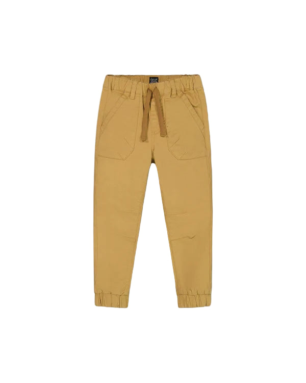 Deux Par Deux infant & boys stretch twill jogger