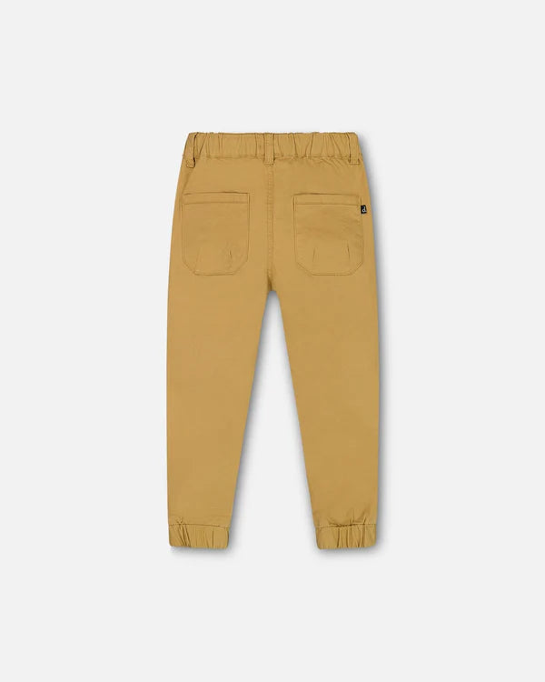 Deux Par Deux infant & boys stretch twill jogger