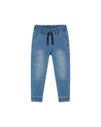 Deux Par Deux infant & boys denim joggers