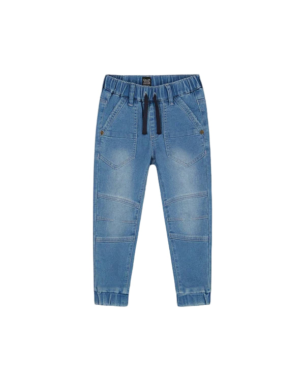 Deux Par Deux infant & boys denim joggers