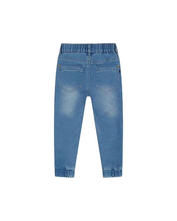 Deux Par Deux infant & boys denim joggers
