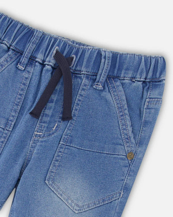 Deux Par Deux infant & boys denim joggers