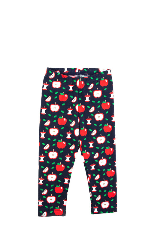 Florence Eiseman infant & girls apple print leggings