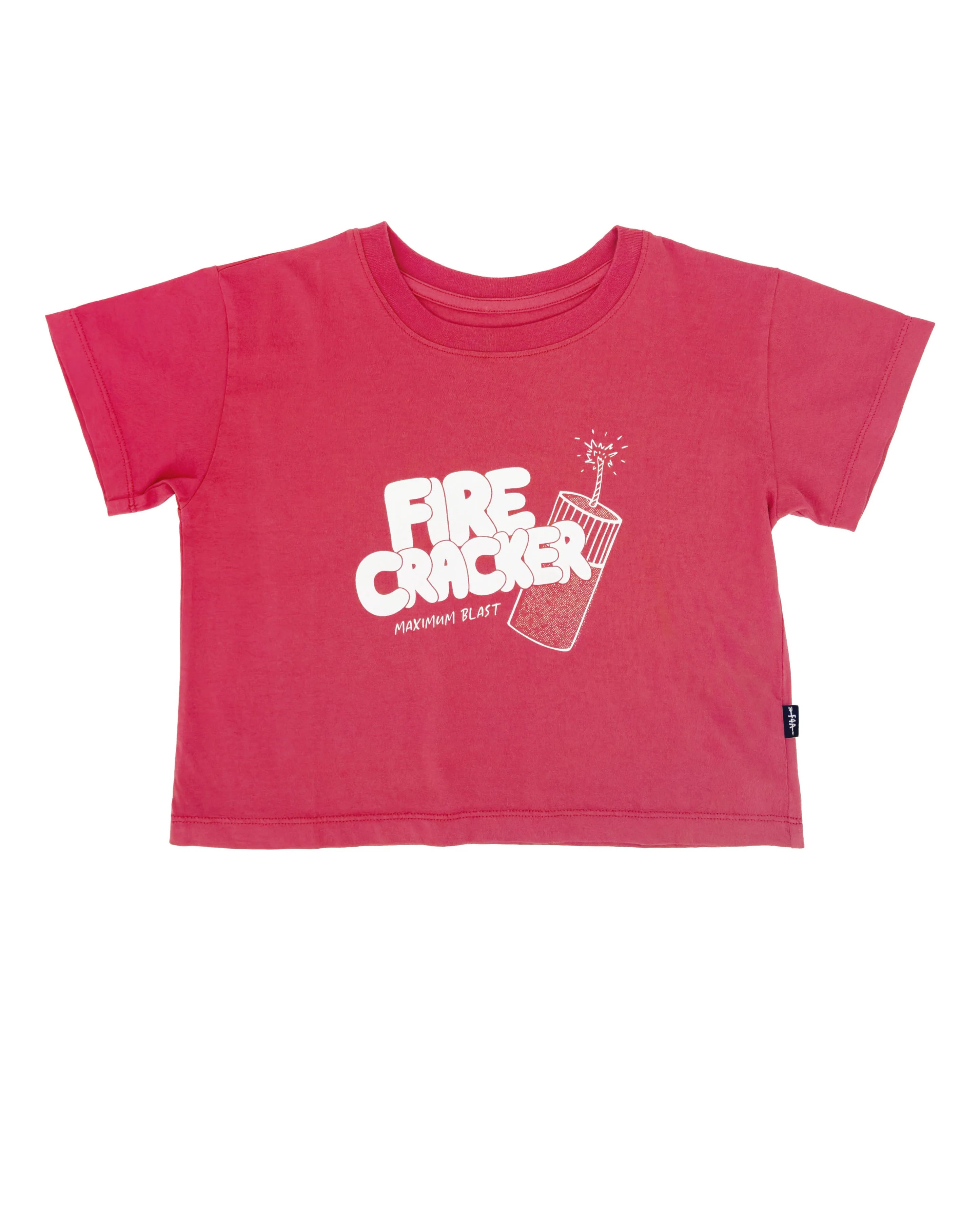 Feather 4 Arrow girls firecracker crop tee