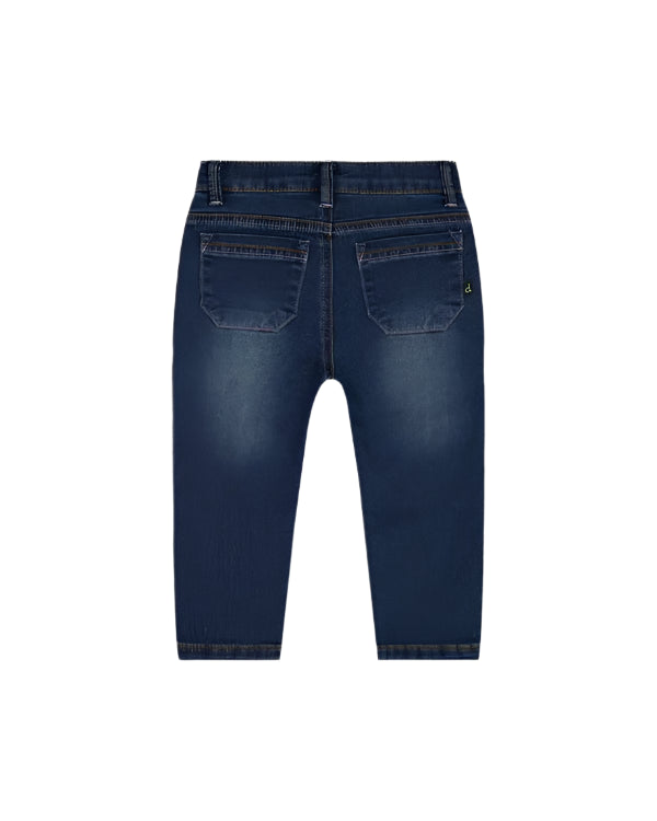 Deux Par Deux girls jeans with cat motif