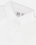 Deux Par Deux girls puffed sleeve blouse