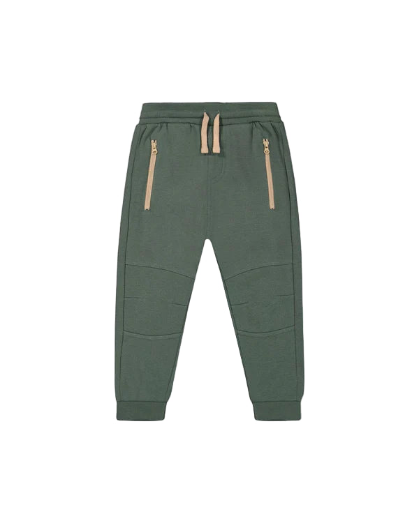 Deux Par Deux infant & boys fleece sweatpants with zip pockets