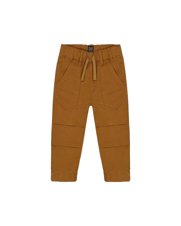 Deux Par Deux infant & boys stretch twill jogger