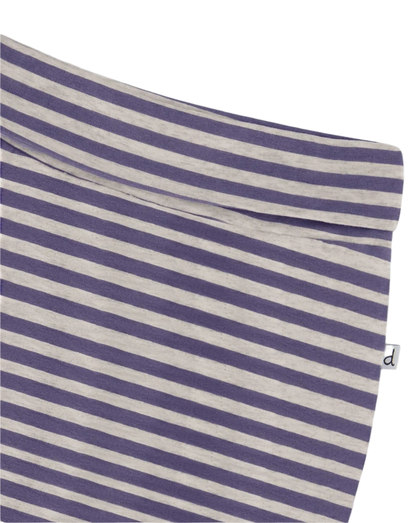Deux Par Deux infant stripe foldover pants
