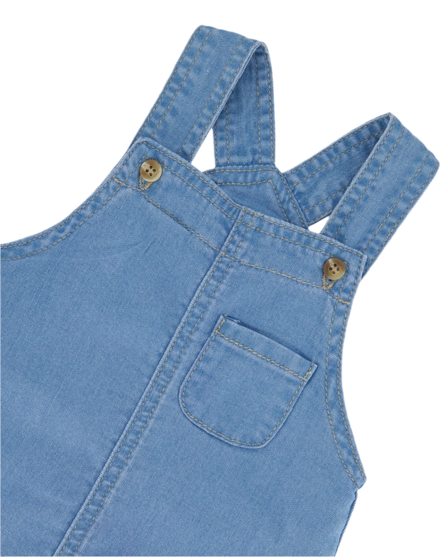 Deux Par Deux infant denim overalls