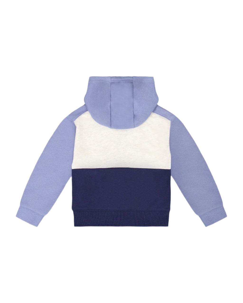 Deux Par Deux boys colorblock zip hoodie