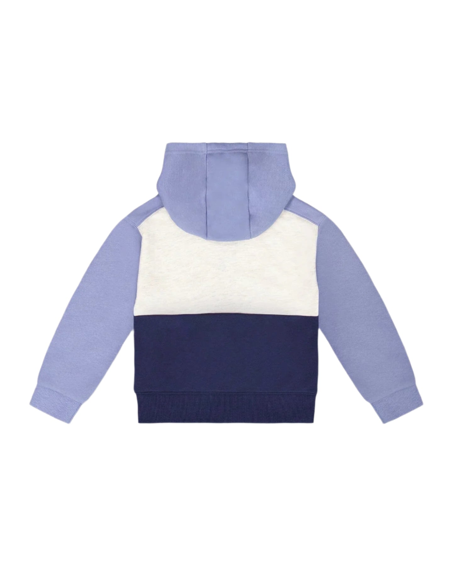 Deux Par Deux boys colorblock zip hoodie