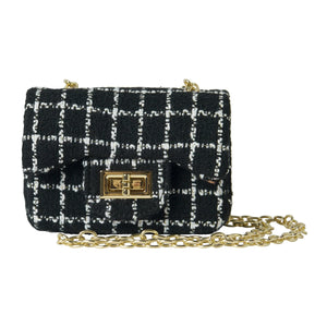 Rachel Riley tweed cross body bag
