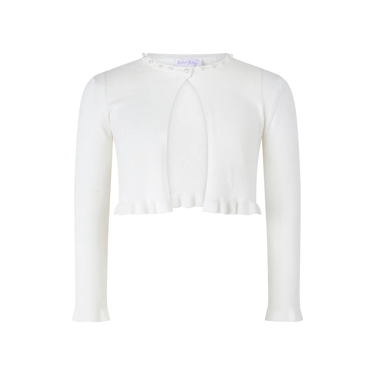 Rachel Riley girls pearl trim cardigan
