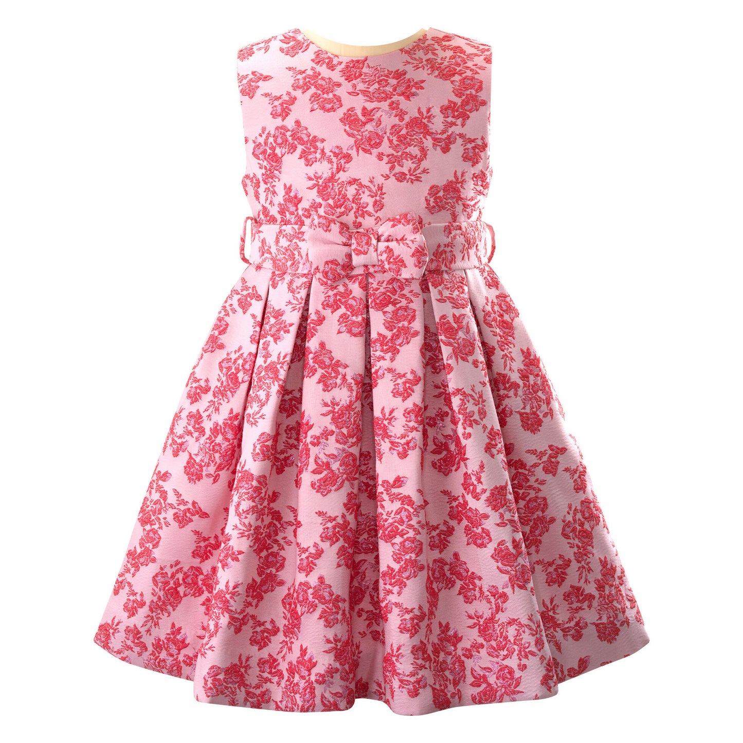 Rachel Riley girls rosebud damask dress