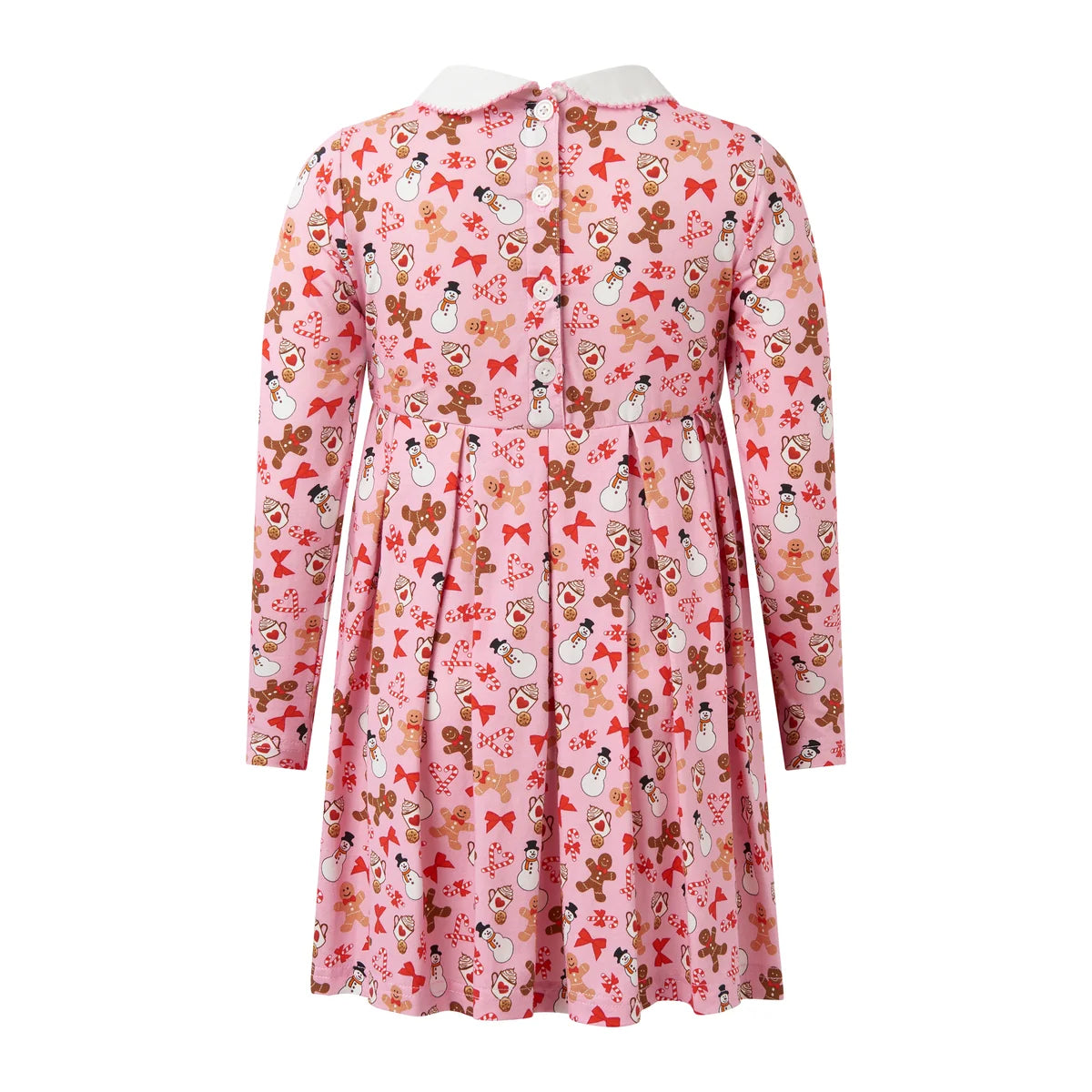 Rachel Riley girls gingerbread jersey dress