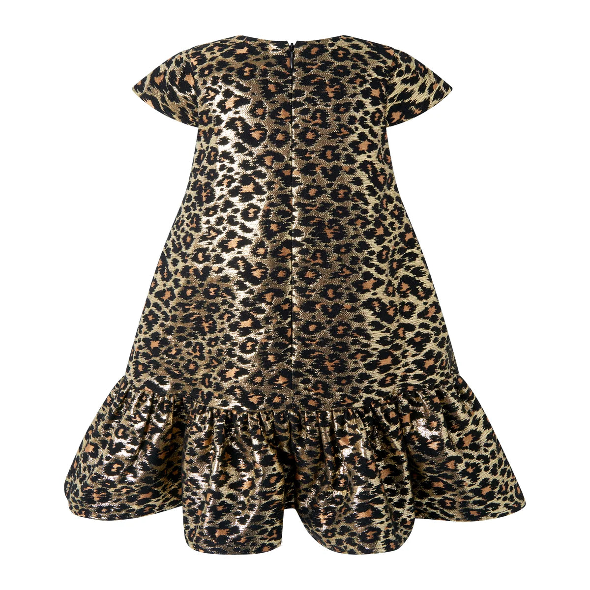Rachel Riley girls leopard damask dress