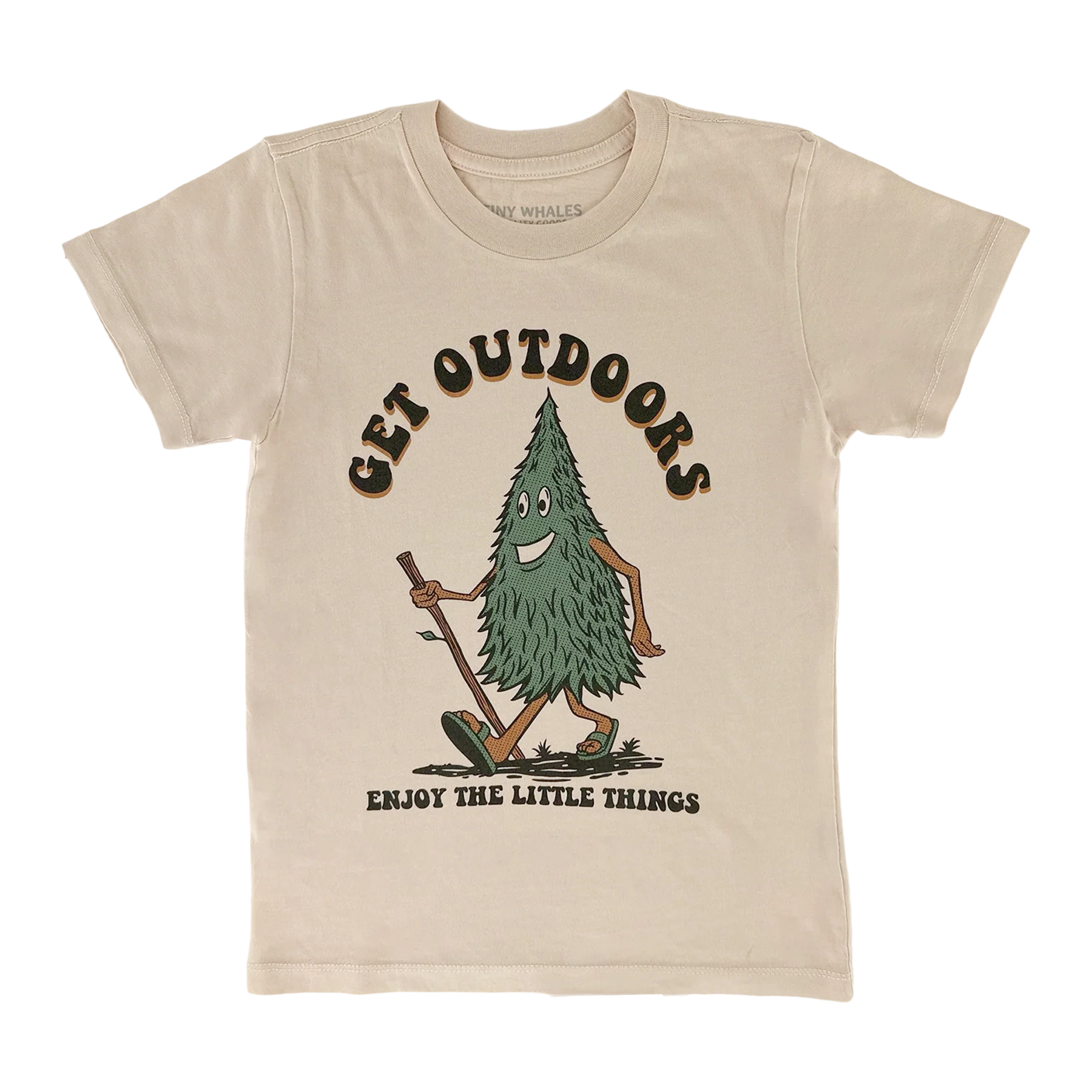 Tiny Whales kids get outdoors tee