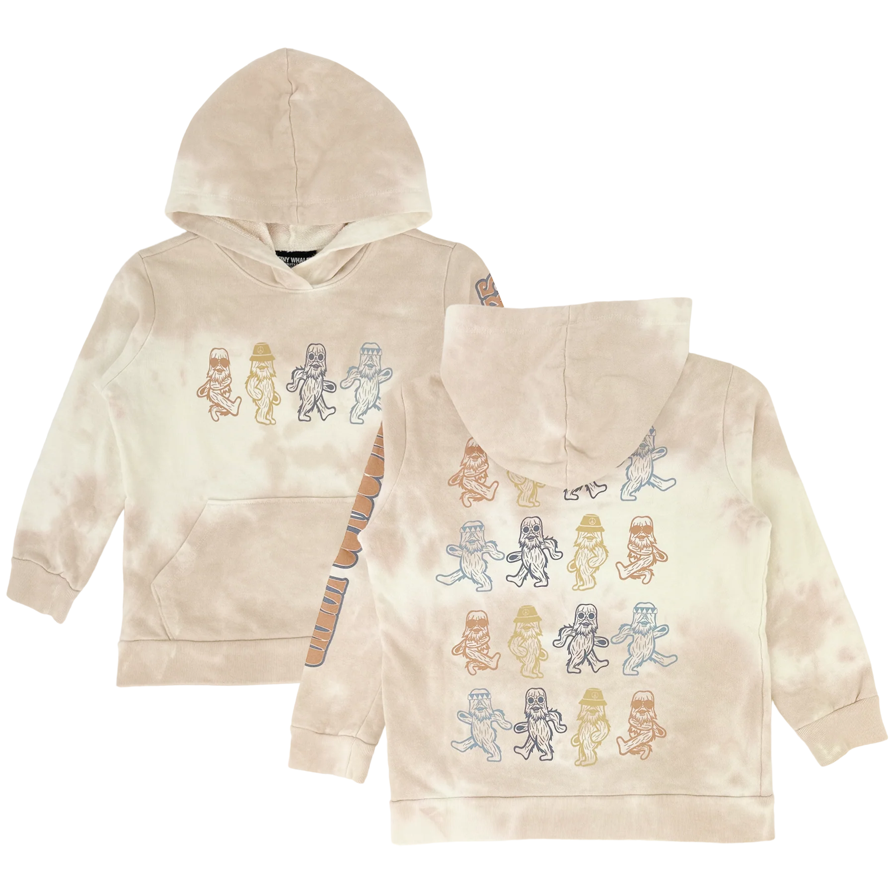 Tiny Whales kids great outdoors hoodie