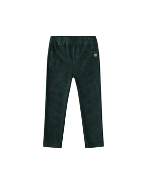 Deux Par Deux stretch velour rib treggings