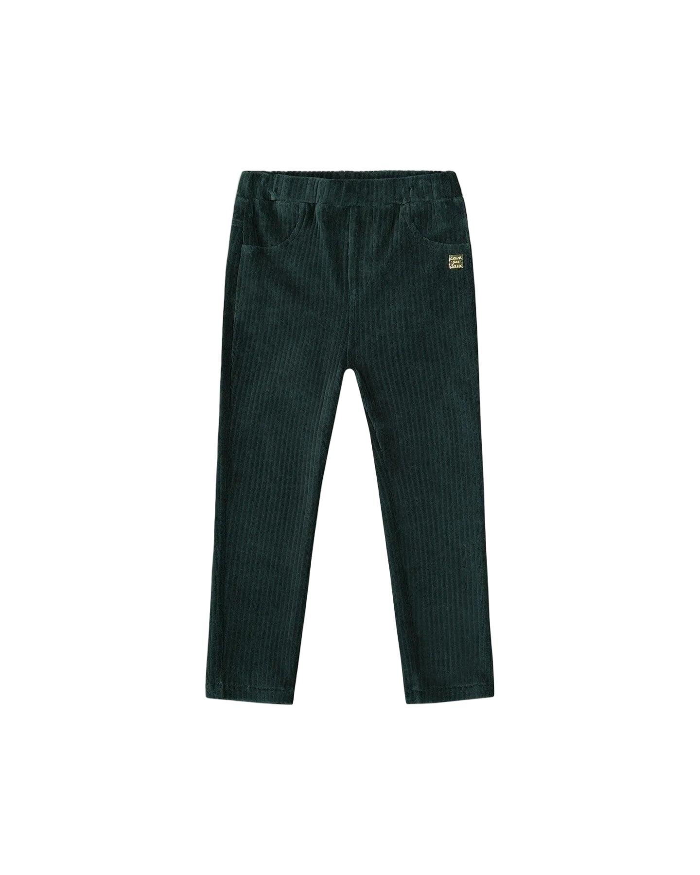 Deux Par Deux stretch velour rib treggings