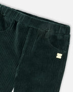 Deux Par Deux stretch velour rib treggings