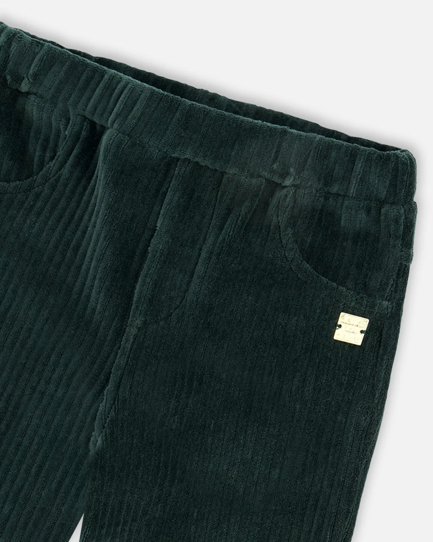 Deux Par Deux stretch velour rib treggings