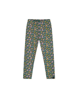 Deux Par Deux girls flower print leggings