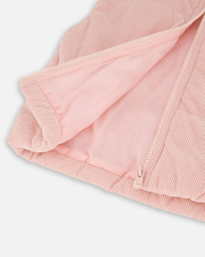 Deux Par Deux girls corduroy puffy vest