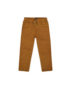 Deux Par Deux boys twill joggers with patch pockets