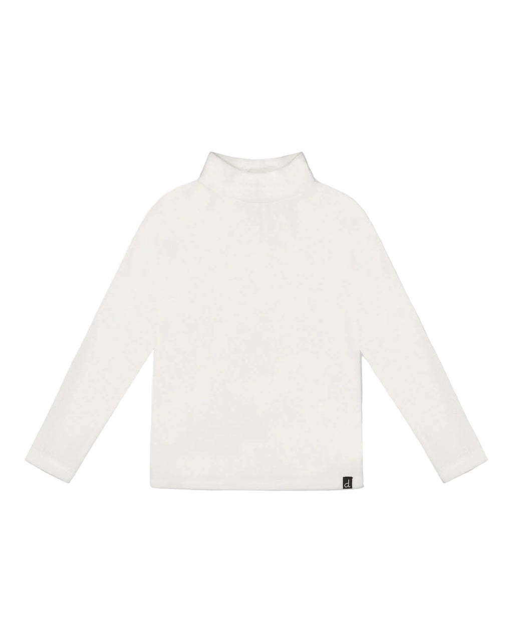 Deux Par Deux girls ribbed mock neck top
