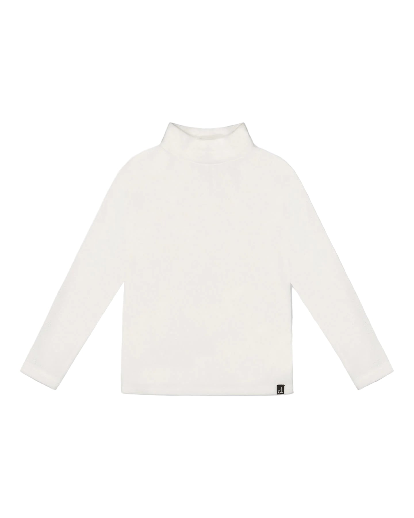 Deux Par Deux girls ribbed mock neck top