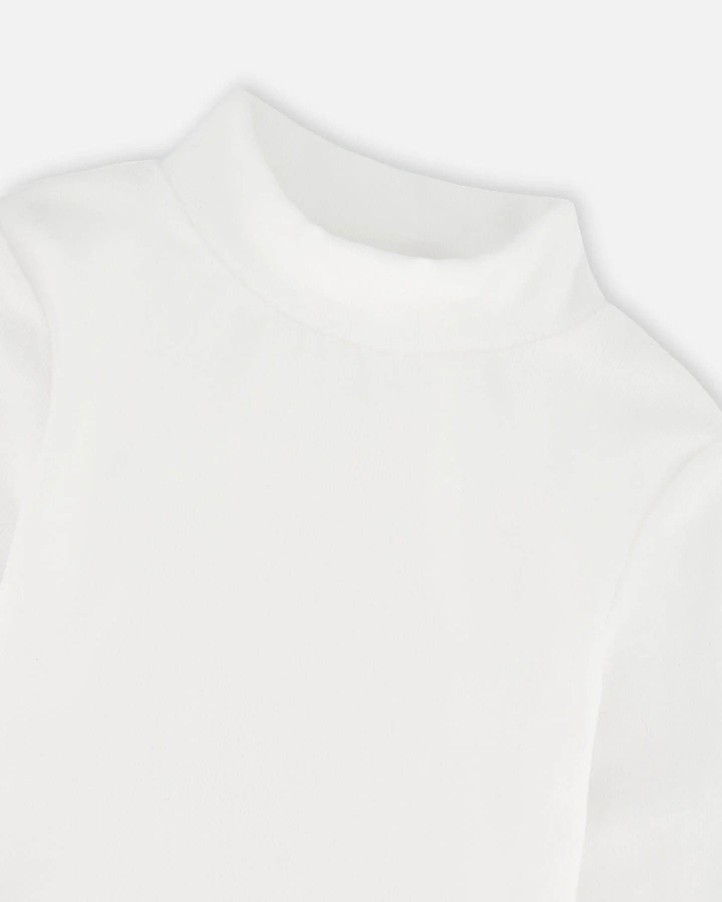 Deux Par Deux girls ribbed mock neck top