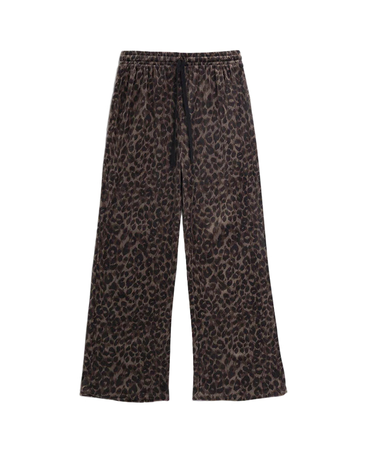 Splendid girls cheetah velour pants