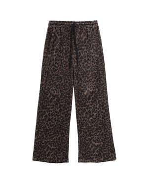 Splendid girls cheetah velour pants